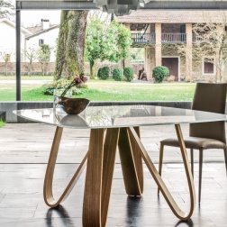 Tavolo Fisso Butterfly Glass Tonin Casa